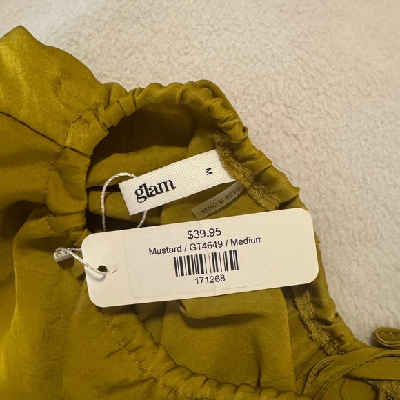 Women's NWT Glow Green Blouse - Picture 4 of 7
